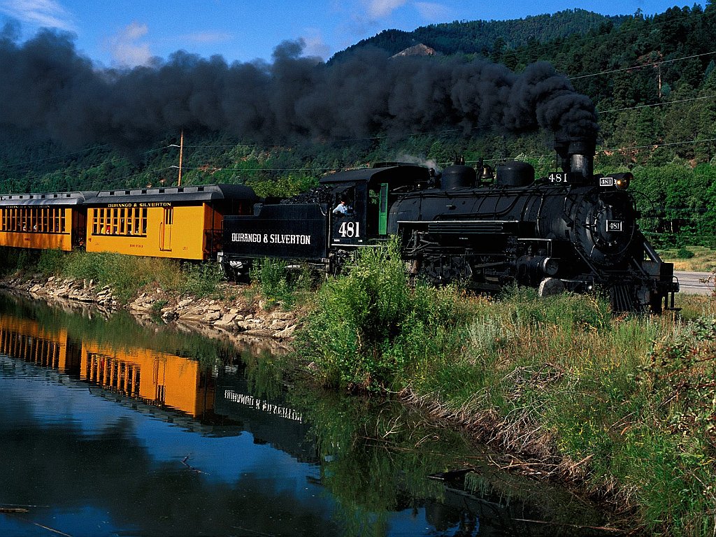 Durango & Silverton Narrow Gauge Railroad, Trimble, Colorado